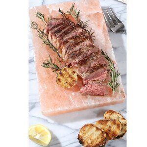 NIB Spantik Himalayan Pink Salt Block Cooking Grilling Cutting Serving Stone New